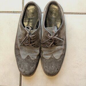 Kenneth Cole Men’s Brown Oxford Lace-Up Dress Shoes – Size 10 Academia Capsule